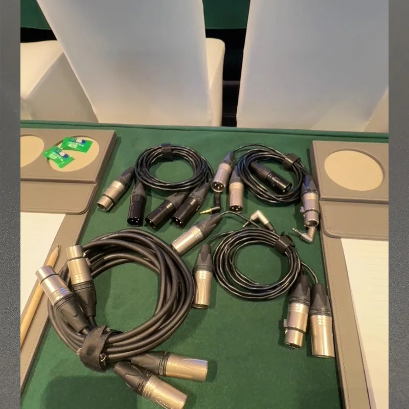 3 Pin XLR Plug Male Female Gold / Silver Plating 3 Pole Cable Connector Microphone Balance Audio NC3MXX NC3MXX-B NC3FXX NC3FXX-B