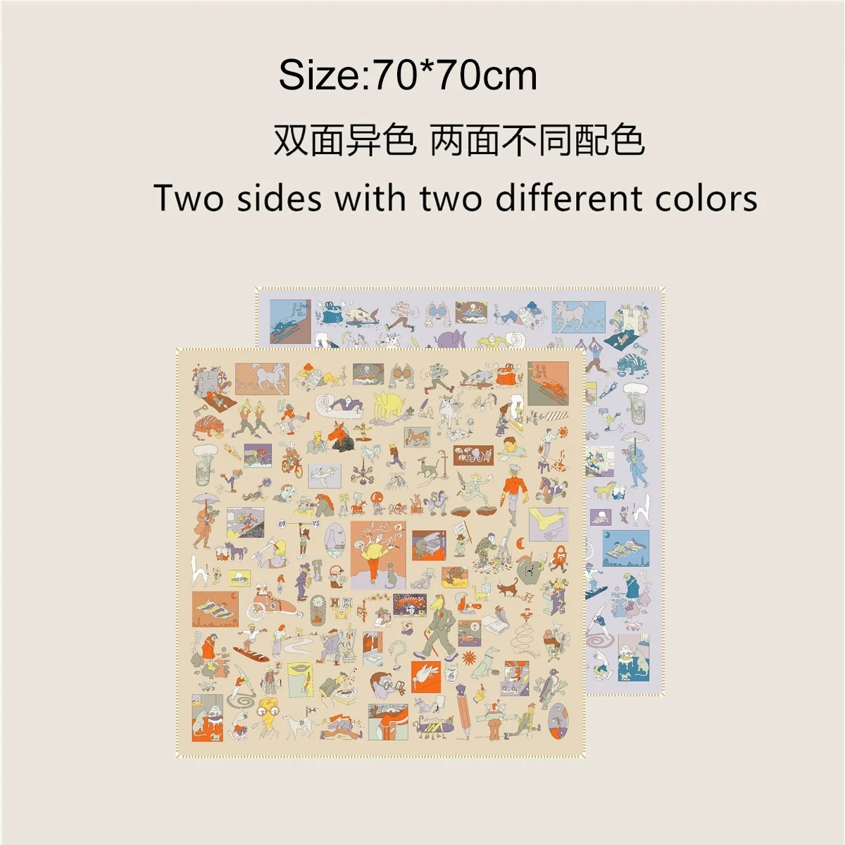 70 سنتيمتر مربع حك الحرير توالت حافة الوجهين وشاح شال الحجاب الفاخرة فولارد منديل #5