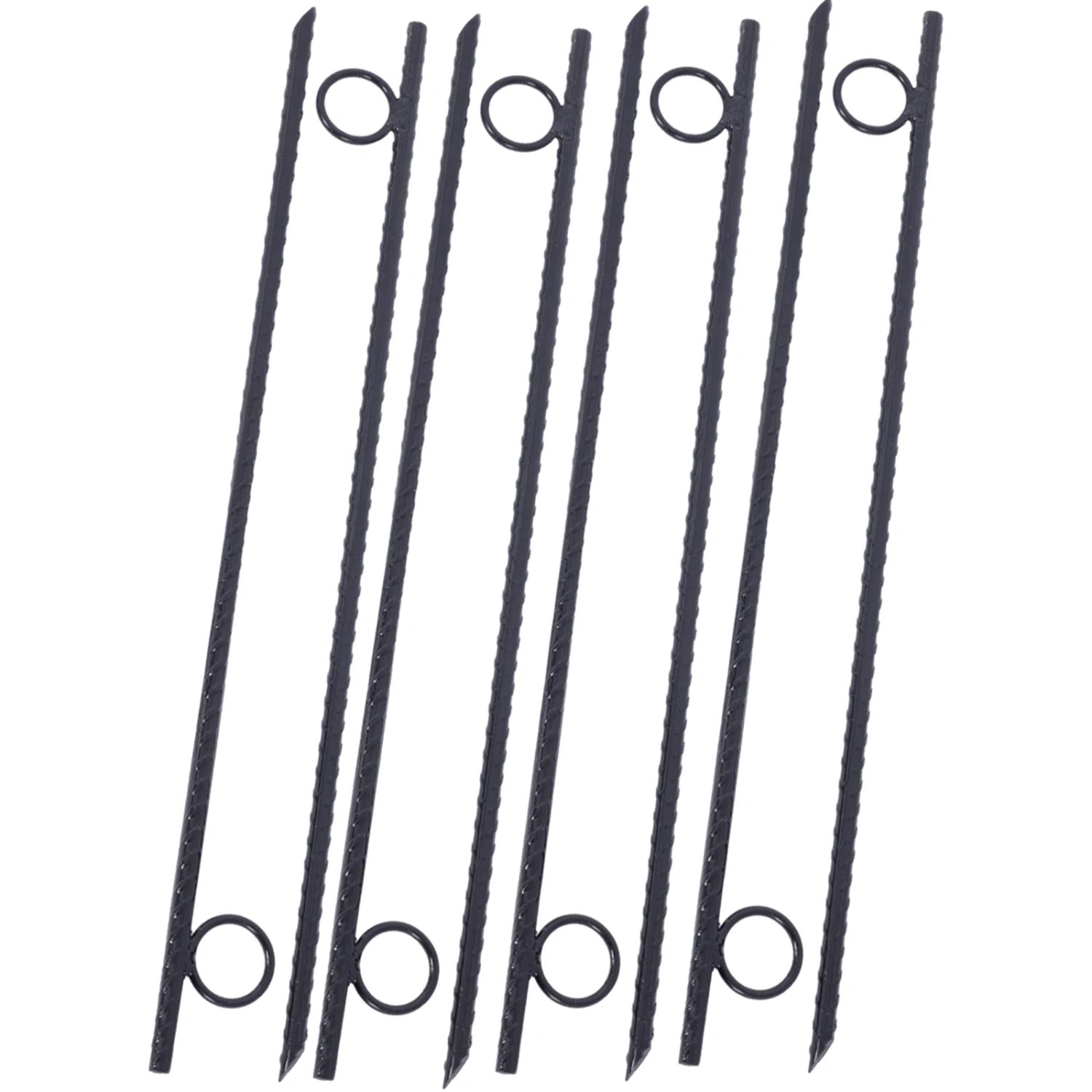 

Rebar Stake with Loop 8pcs | Grip 3/8x 18 Inch Steel | Durable Tent Canopy Stakes for Campsites