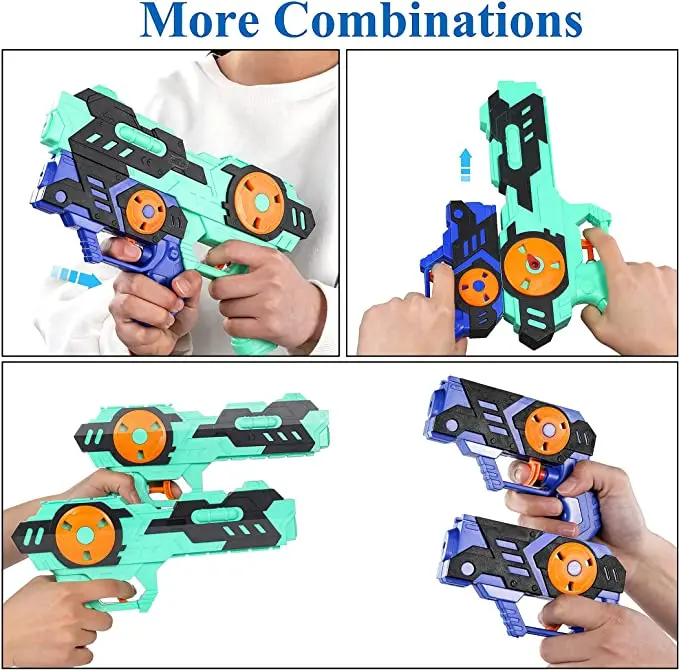 Mini pistola de agua eléctrica para niños, juguete de piscina de actividades al aire libre, regalo de lucha, Super Soaker Blaster Squirt Guns, 2 en 1, Verano