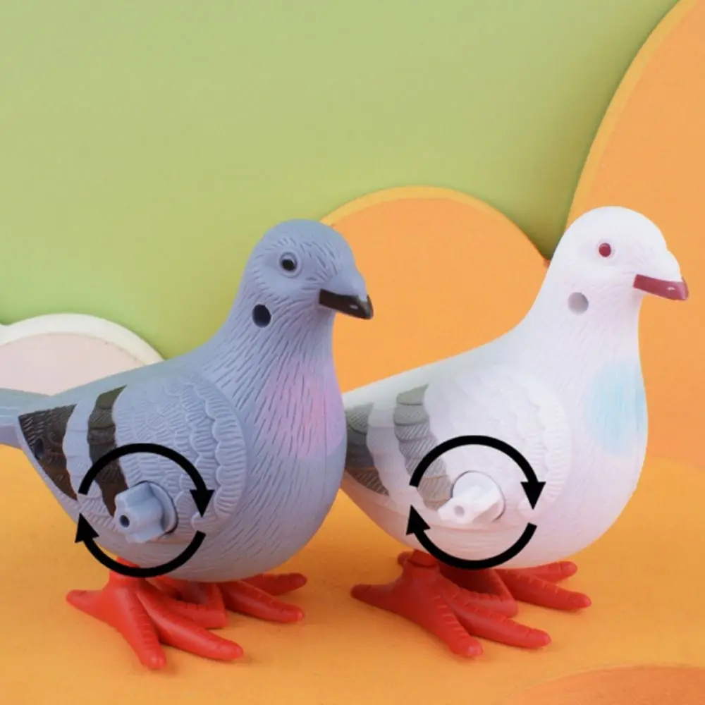 Simplicity Plastic Pigeon Wind Up Toys Interest Vision Clockwork Pigeon Toys prevenzione delle cadute bomboniere rimbalzanti