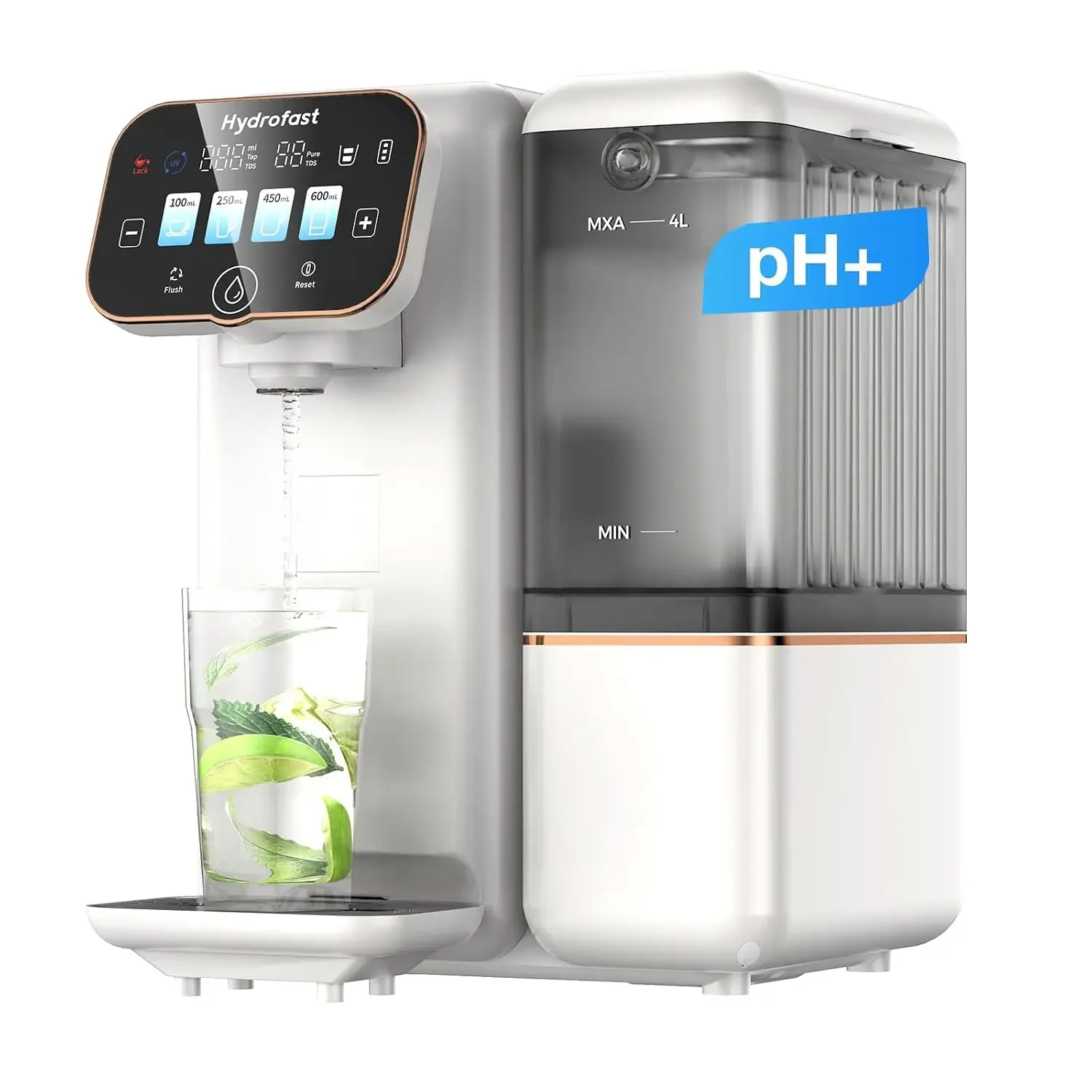 US Shipping Brand new  Countertop Reverse Osmosis Water Filter, UV 6 Stage RO Filtration System with Remineralization pH Balance
