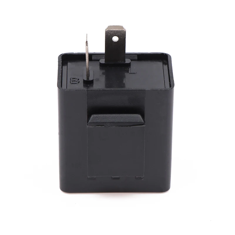 2 Pin LED Flasher Relay With Buzzer Motorcycle Accessories 12V Adjustable Frequency Of Turn Signals Blinker Indicator Relays