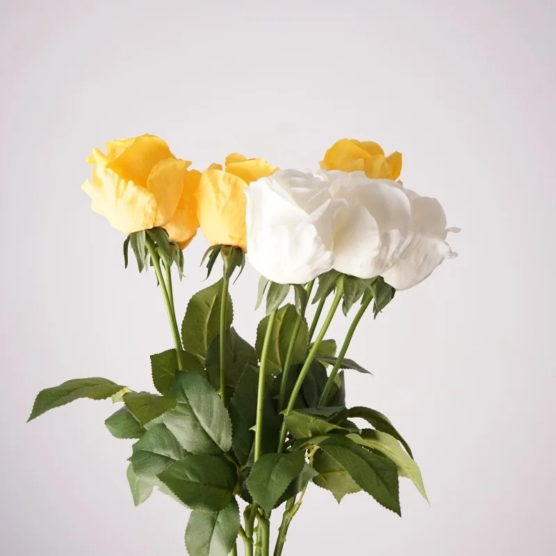 10 Stück Feuchtigkeitsspendende Künstliche Rosen, Echt Aussehende Rosen, Brautstrauß, Hochzeitsdekoration, Blumenarrangement, Party- und Heimdekoration – Detail 19