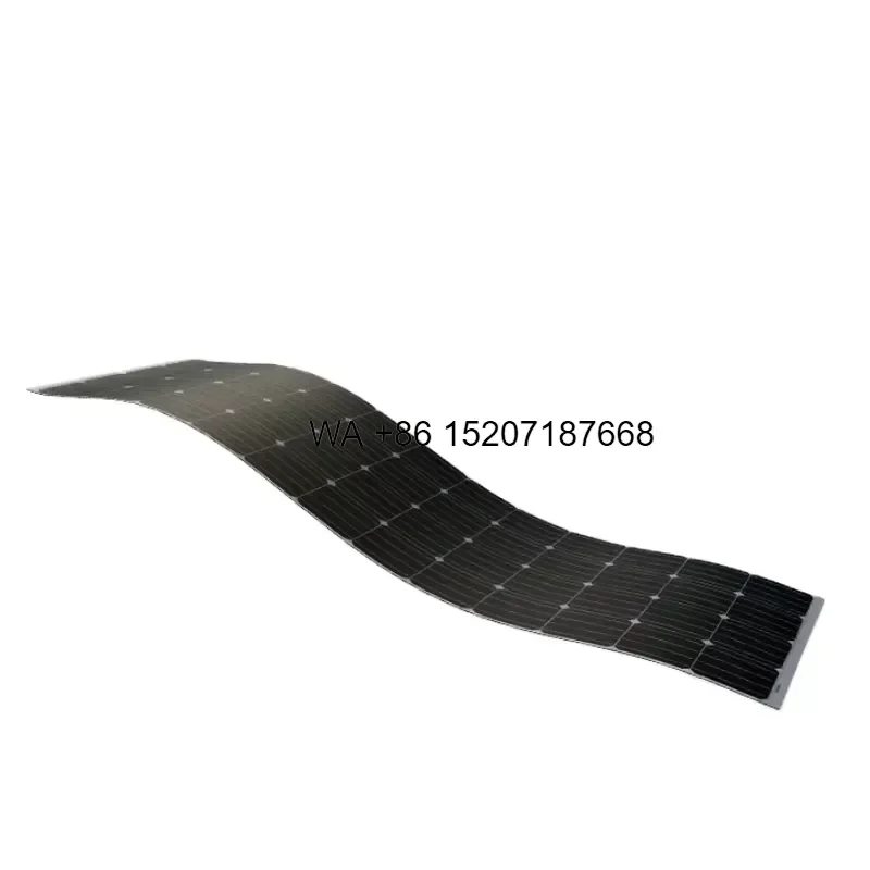 Wmwmnu for 182mm Cell 240W Flexible Solar Panel ETFE Coating Mono Bendable 3.1kg for Marine RV Yacht