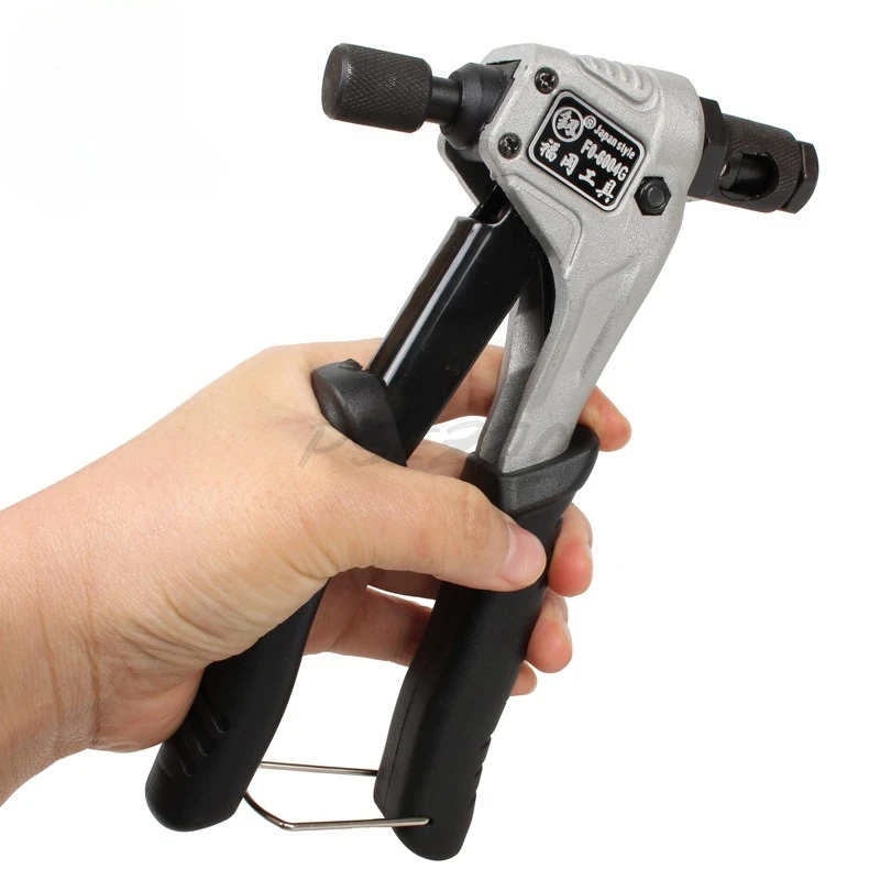 Strumento per pistola per rivetti per dadi per rivetti di livello industriale per risparmiare manodopera con impugnatura comoda e pistola per tirare il nucleo manuale