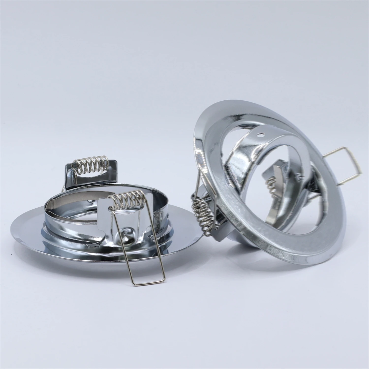 Modern Lighting LED Spot GU10 MR16 Round Iron Metal Cut Hole 62mm for Ceiling Down Light Frame Housing