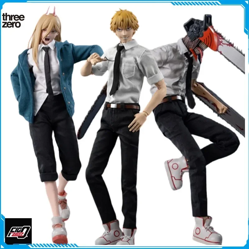 

In Stock Threezero FigZero 1/6 29.5cm CHAINSAW MAN Denji Power Original Anime Figure Model Toys for Boys Action Collection Pvc