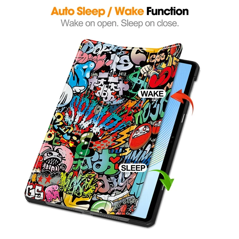 For Honor Pad X9 Cover 2023 11.5'' PU Leather Hard PC Plastic Painted Case Funda For Honor Pad X8 Pro X9 11.5 inch Tablet Case