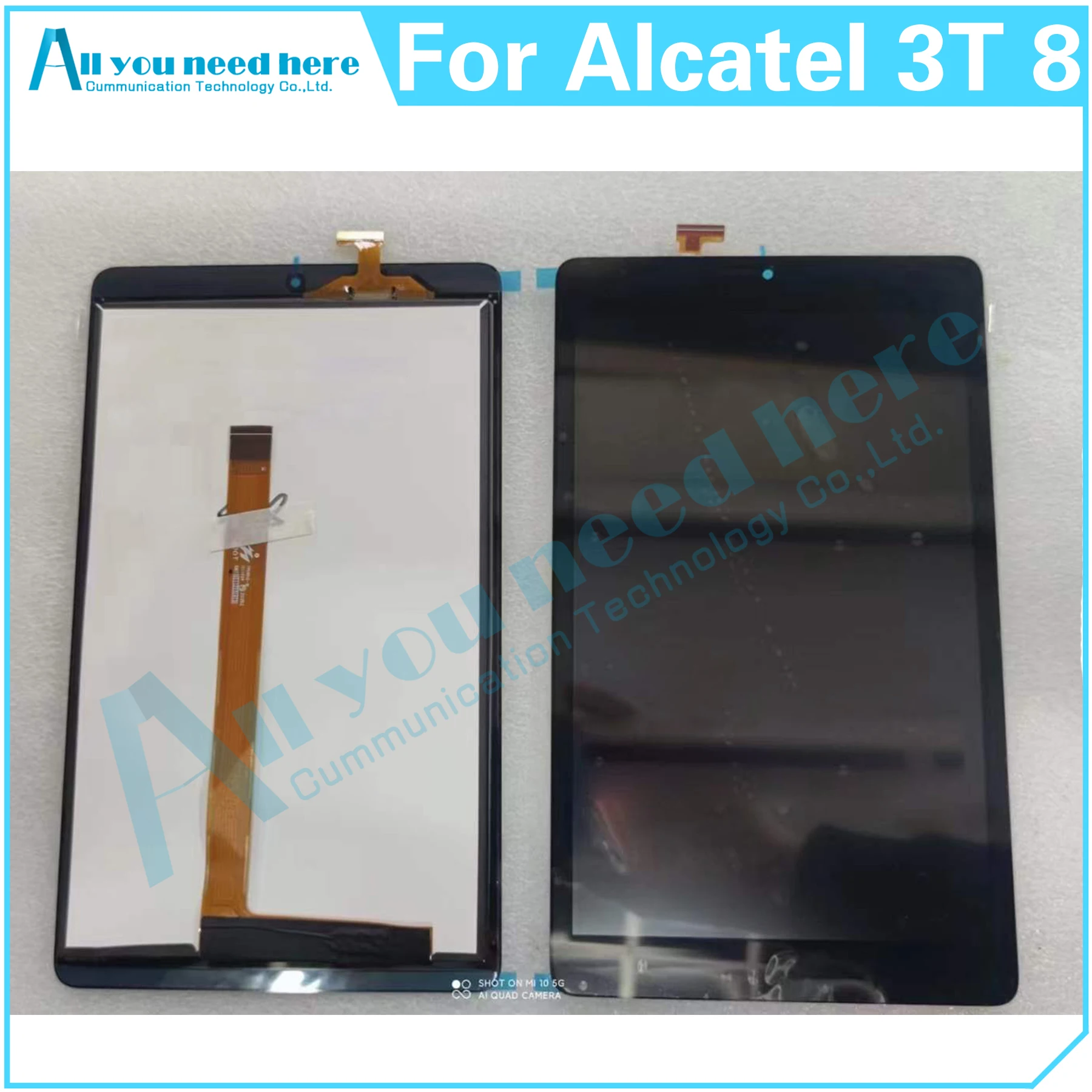 

8.0" For Alcatel 3T 8 9027 LCD Display Touch Screen Digitizer Assembly Repair Parts Replacement