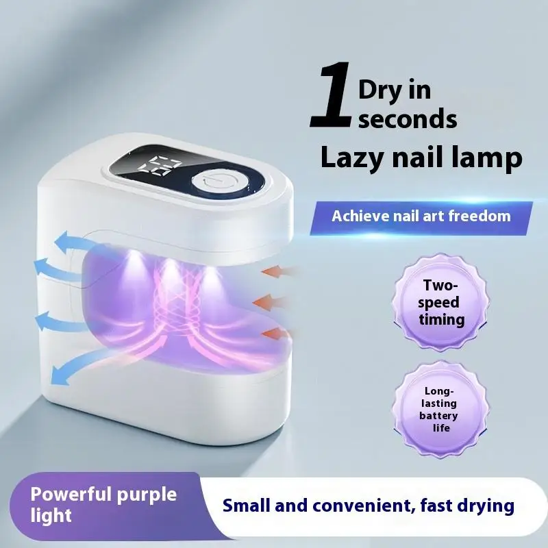 Mini Nail Dryer 30/60S Timing Fast Dryer Lamp UV LED USB Lamp Manicure Egg Design Machine Single Finger Nail Art Tool Gel Curing
