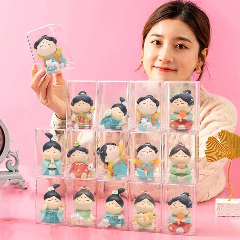 S/L Figure Dolls Transparent Acrylic Display Box Single Compartment Protection Case Dust-proof Toy Small Model Storage