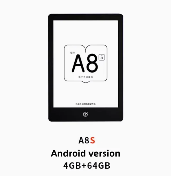 

A8 Android 4+64GB ebook reader 6inch HD ink screen novel smart pocket portable reader e-paper book ebook reader