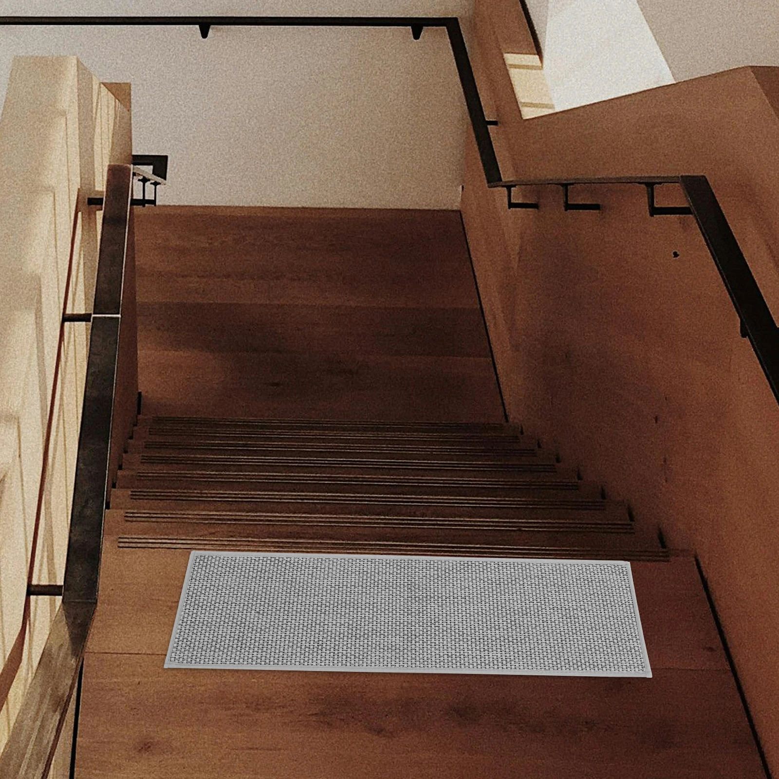 

5Pcs Stair Treads Self-Adhesive Non-Slip Safety Pads for Indoor Wooden Steps Easy Clean Anti-Slip Stair Mat Non-Slip Carpet
