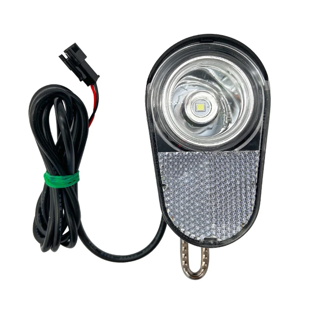 36V 48V Electric Bicycle Headlight 3W Electric Bike Headlight Front Light Outdoor Night Riding Cycling Parts Accessories