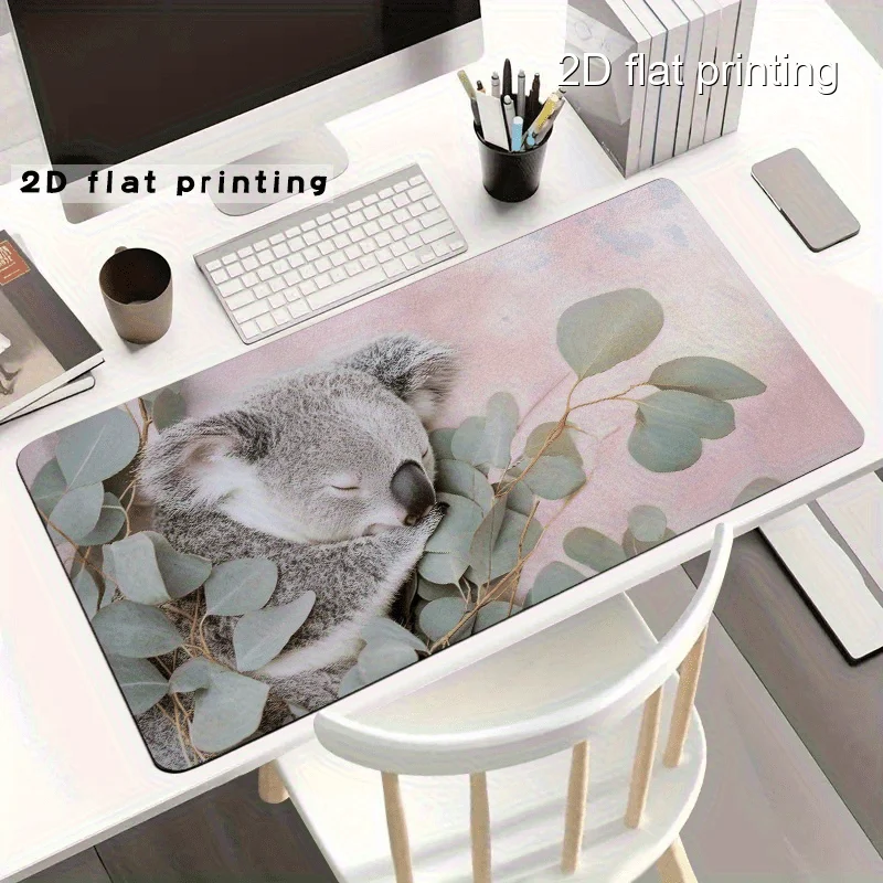 

Koalas sleep on eucalyptus leaves. The mouse pad is printed with anti-slip rubber and is suitable for both office and home use