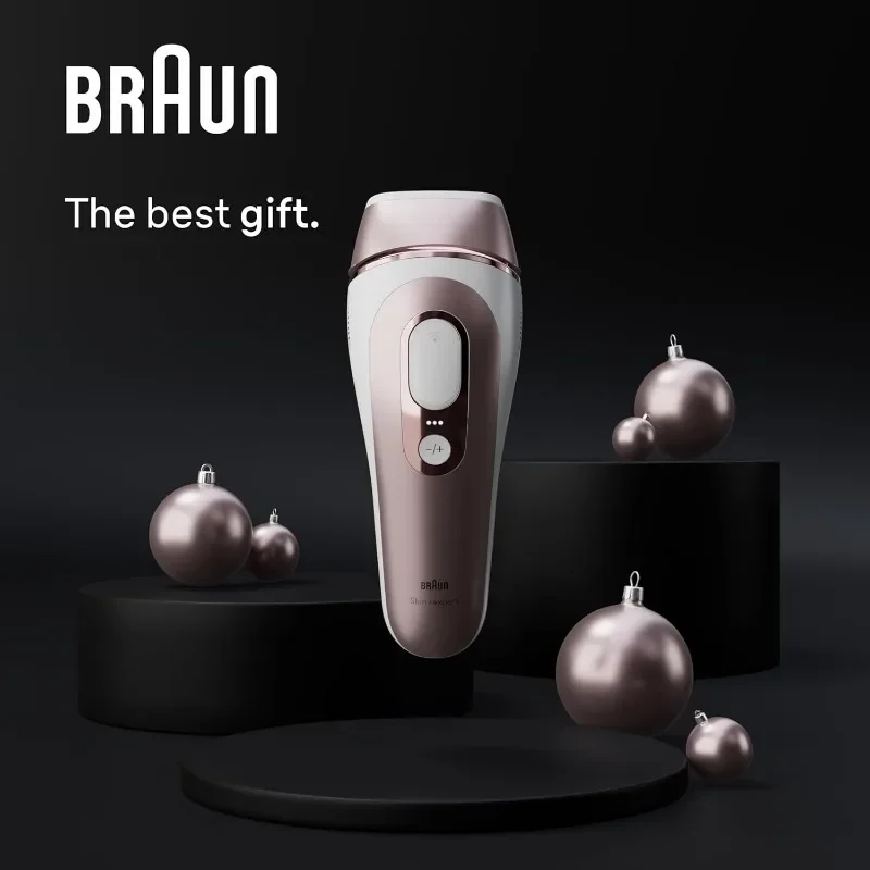 Braun IPL Skin i·expert, at Home Laser Hair Removal, Holiday Gifts for Women and Men with Free App, Vanity Case, Venus Razor