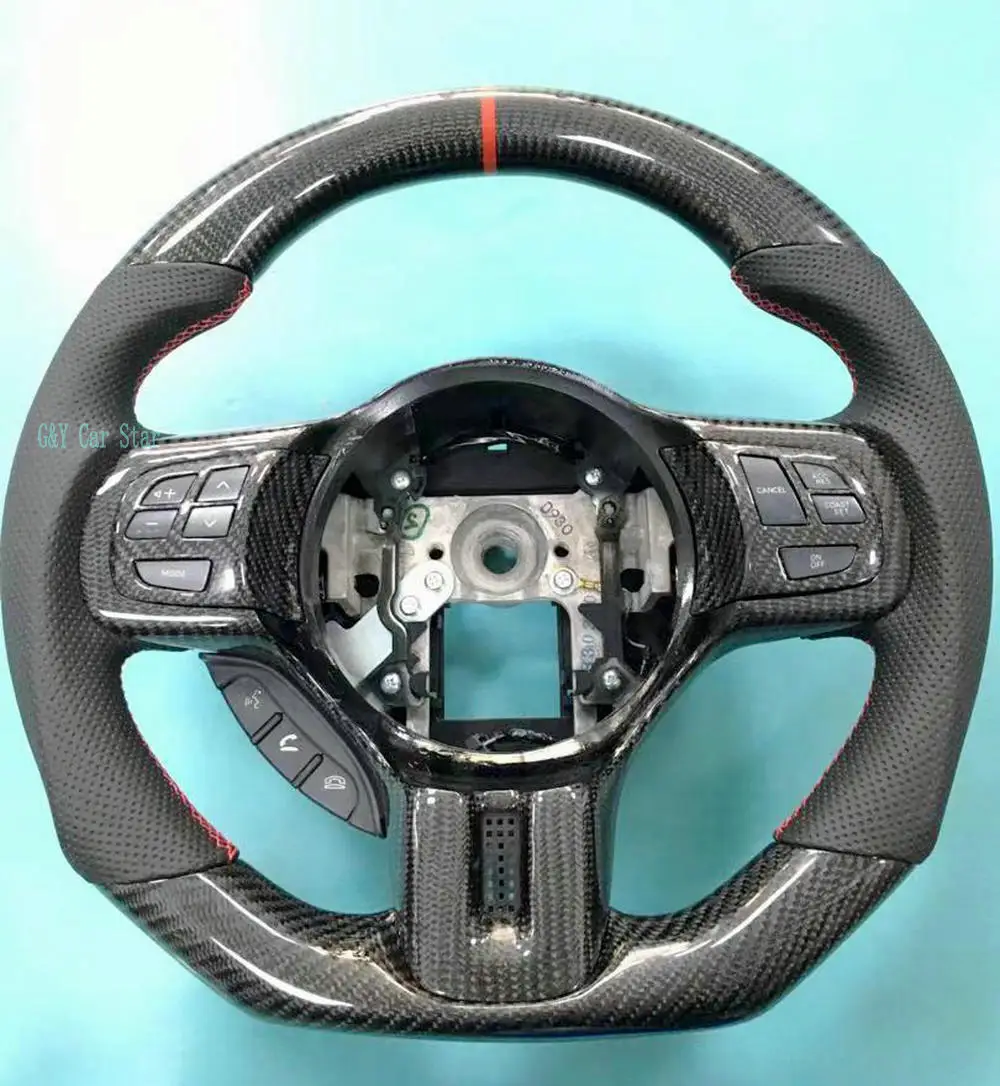 Carbon fiber Car Steering Wheel For 2007-2017 Mitsubishi Lancer Evolution EVO EX X 10 (No buttons)