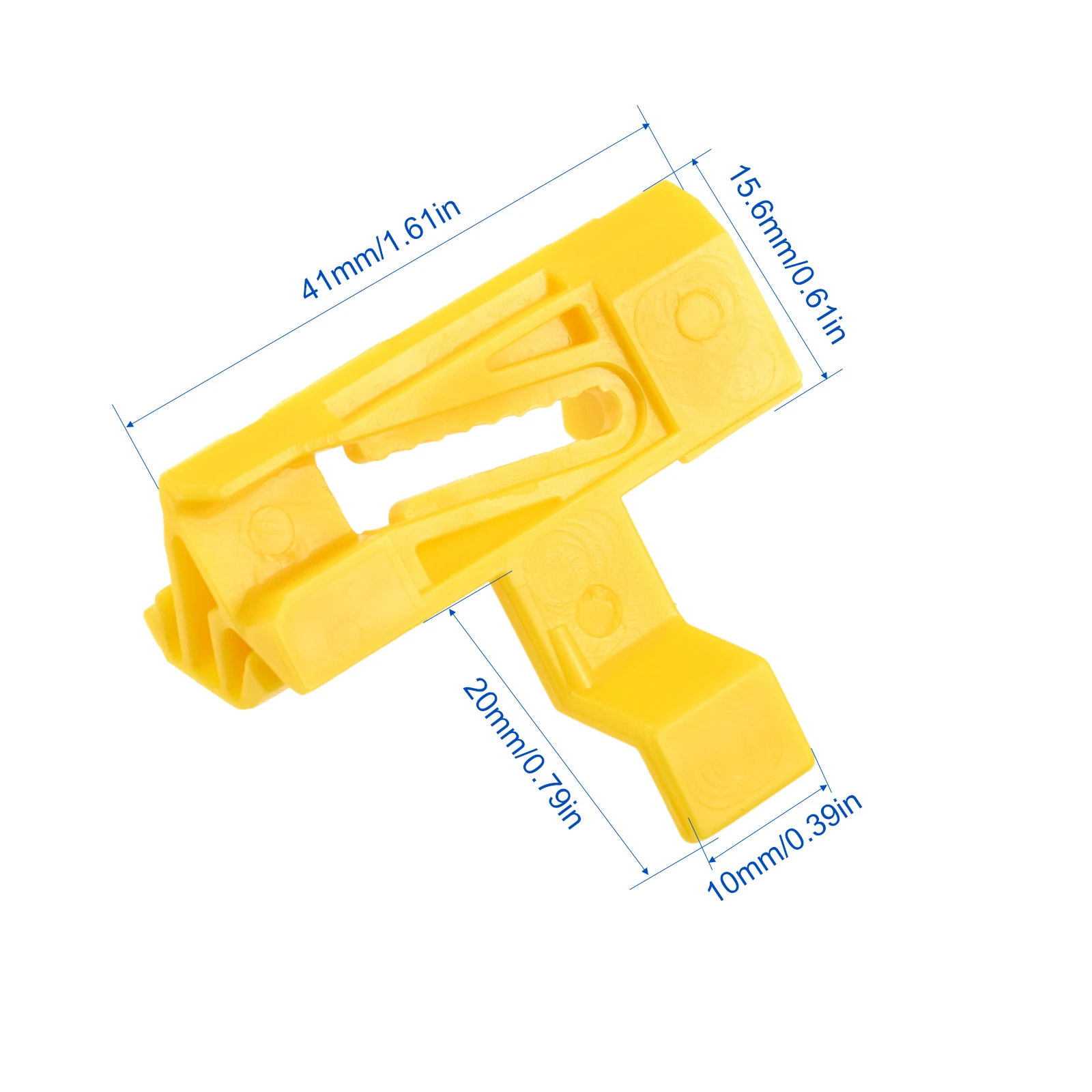 6pcs Car Plastic Windshield Moulding Side Trim Clips Fastener For Volvo S60 XC70 V70 2000-2009 Replace 30678009 9484524 Yellow