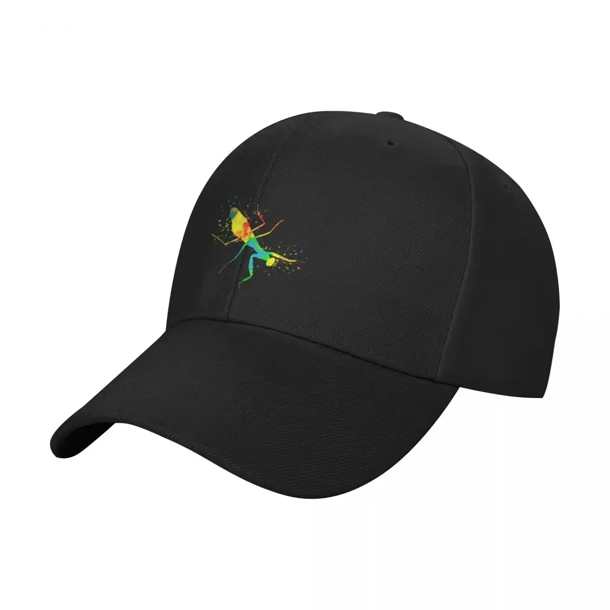 Mantis colorful watercolors insect bugs Baseball Cap Golf Hat Sports Cap Ball Cap Women Caps Men's