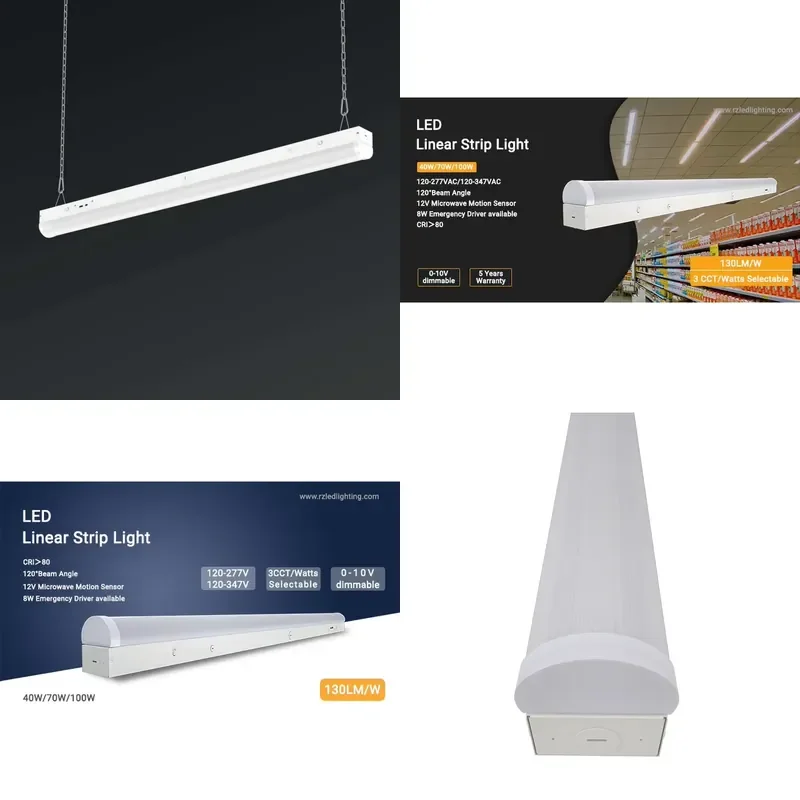 for   certified 8ft LED line light 130lm/w 5000k 5 years warranty