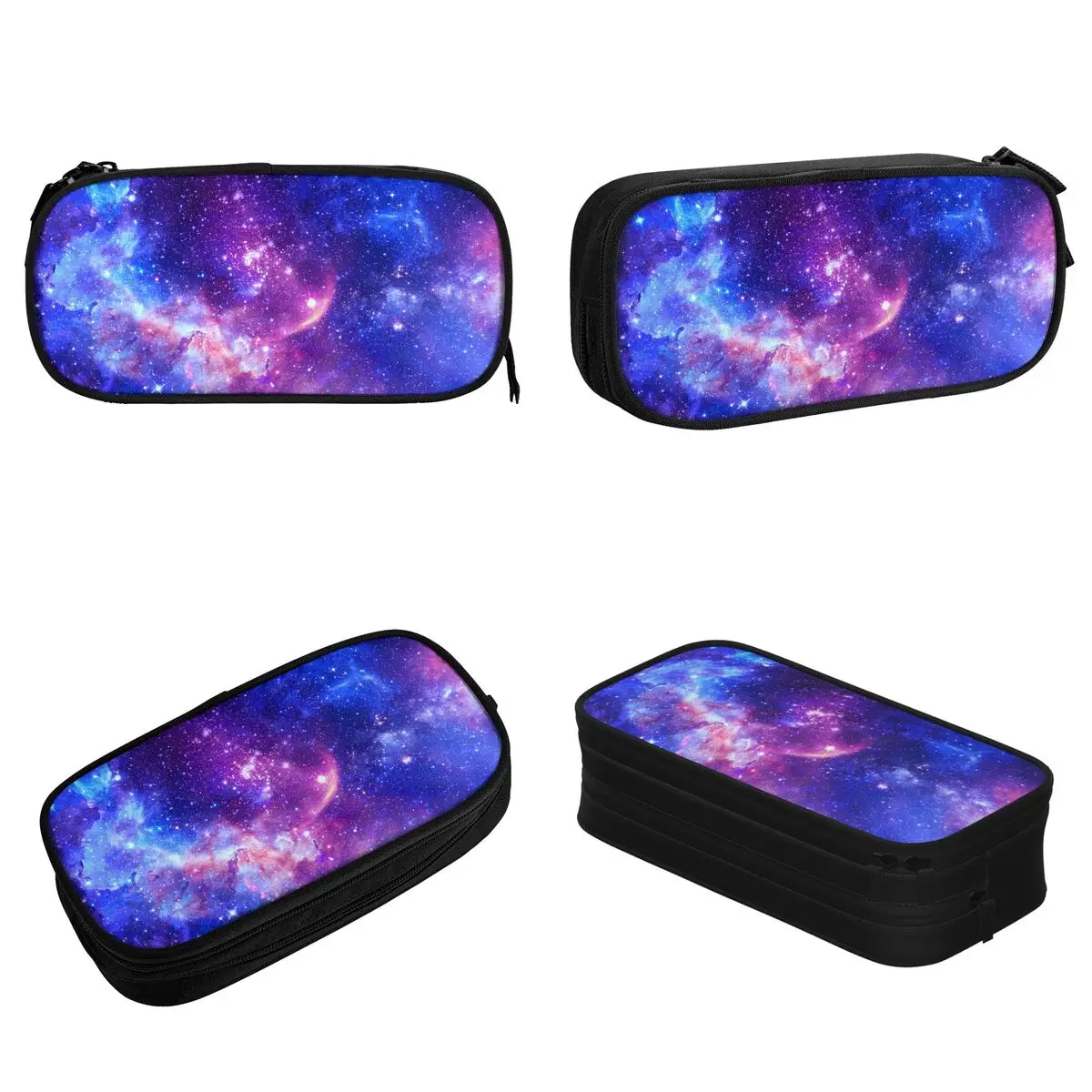 Imagem -02 - Grande Capacidade Universo Espaço Galaxy Lápis Cases Noite Estrelada Nebula Star Pen Pouch Material Escolar Papelaria Presentes