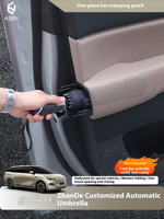 Suitable for Xpeng X9 customized foldable umbrella door special development car interior modification accessories