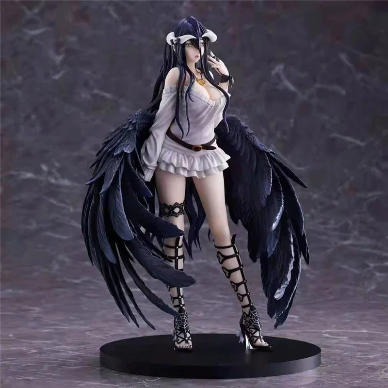 Lover Anime Overlord Albedo Figure Albedo PVC Action Figure Toys Overlord Statue Collection Model Doll Gift 21cm