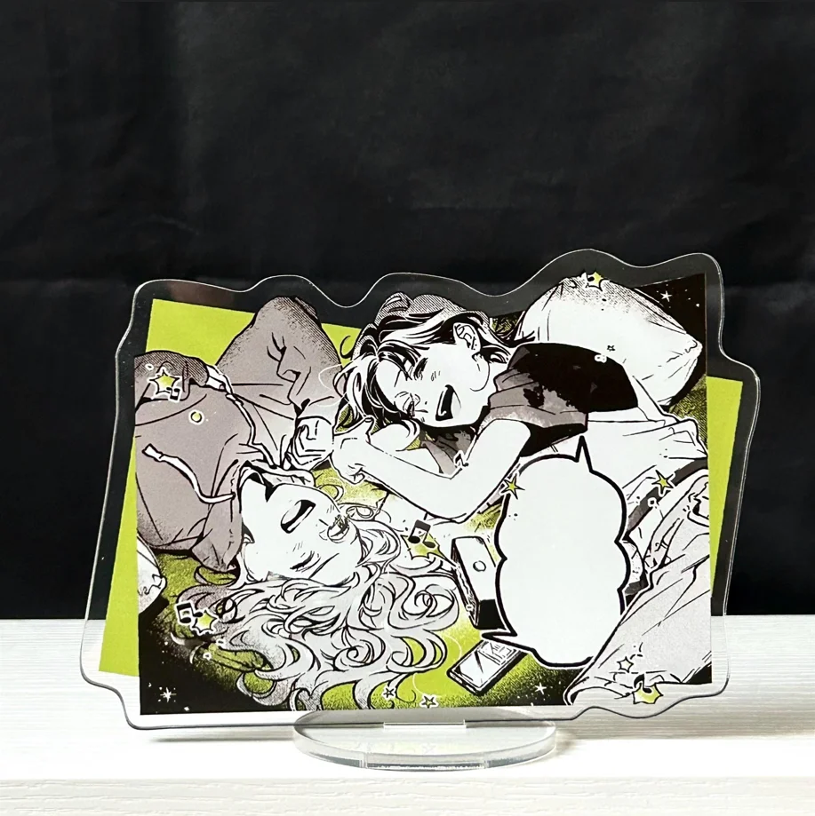 The Guy She Was Interested in Wasn't A Guy at All Acrylic Standee, Double-sided Stand, Aya Osawa, Mitsuki Koga, Megumu Narita,