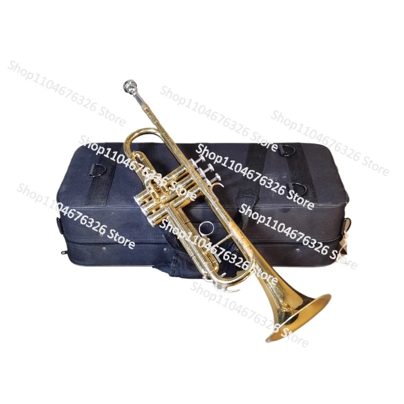 

Vintage Antique Musical Instrument Ornament Brass Trumpet Restaurant Cafe Bar Club Vintage Objects Decorative Box