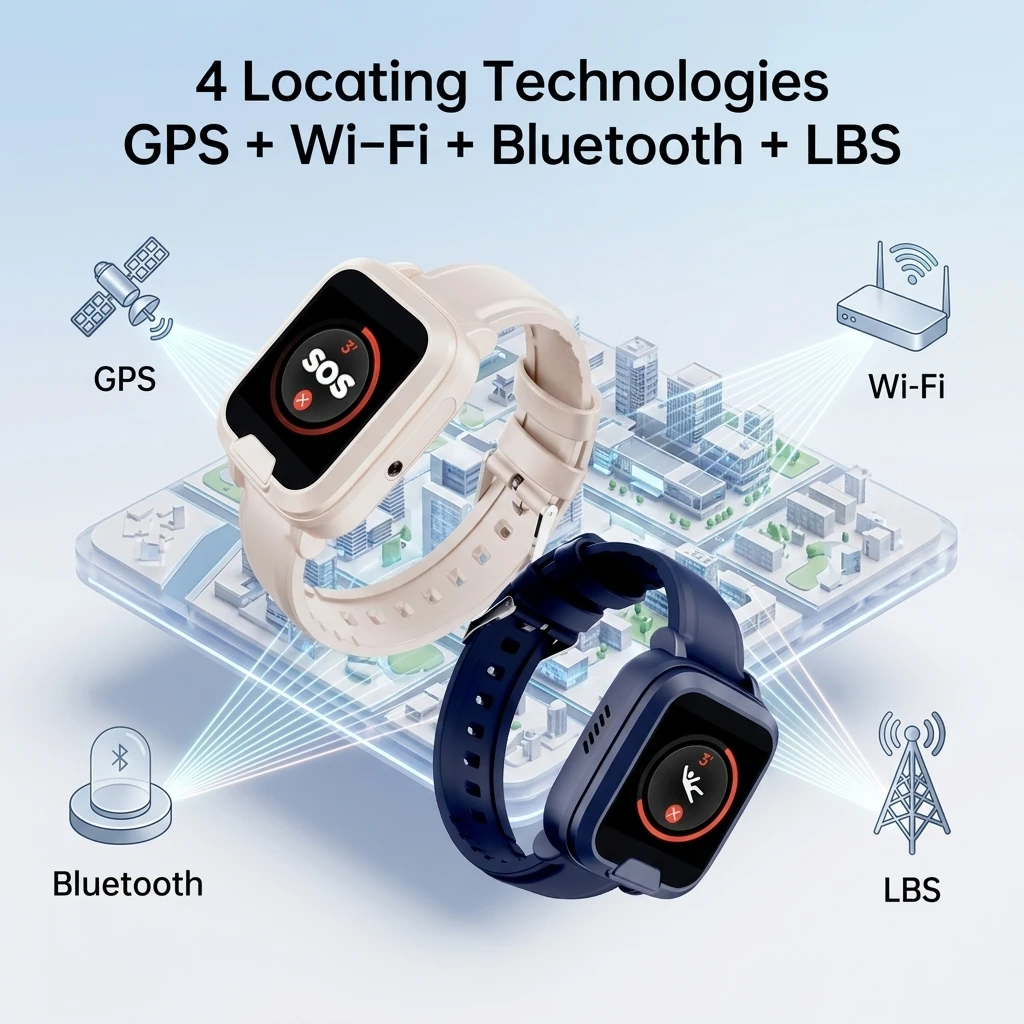 นาฬิกาเตือนภัยทางการแพทย์ 4G พ - Fall Detection Watch บทวิจารณ์และราคา