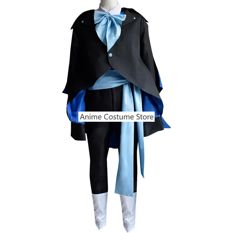 Anime Case Study of Vanitas Cosplay Costume Wig Swallowtail Suit Uniform Coat Cloak Full Set Adult Man Halloween Carnival Suit