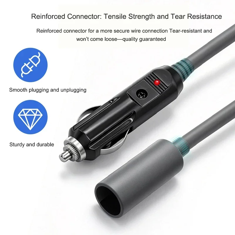 1-2pcs 18AWG Car Charger Adapter For Starlink Mini 12-24V Type C PD DC 95W Power Out Cigarette Lighter Charger DC Adapter Cord