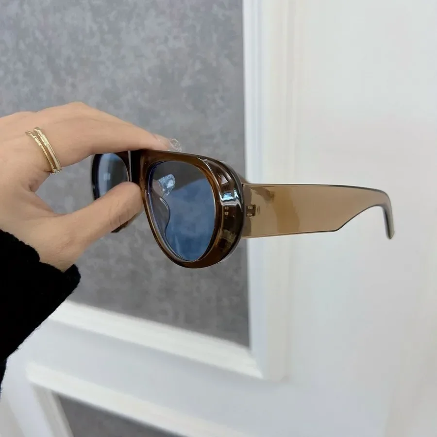 Designer Brand Square Sunglasses Women Men Colorful Big Frame Round Sun Glasses Female Mirror Colors Beautiful Fashion image 5
