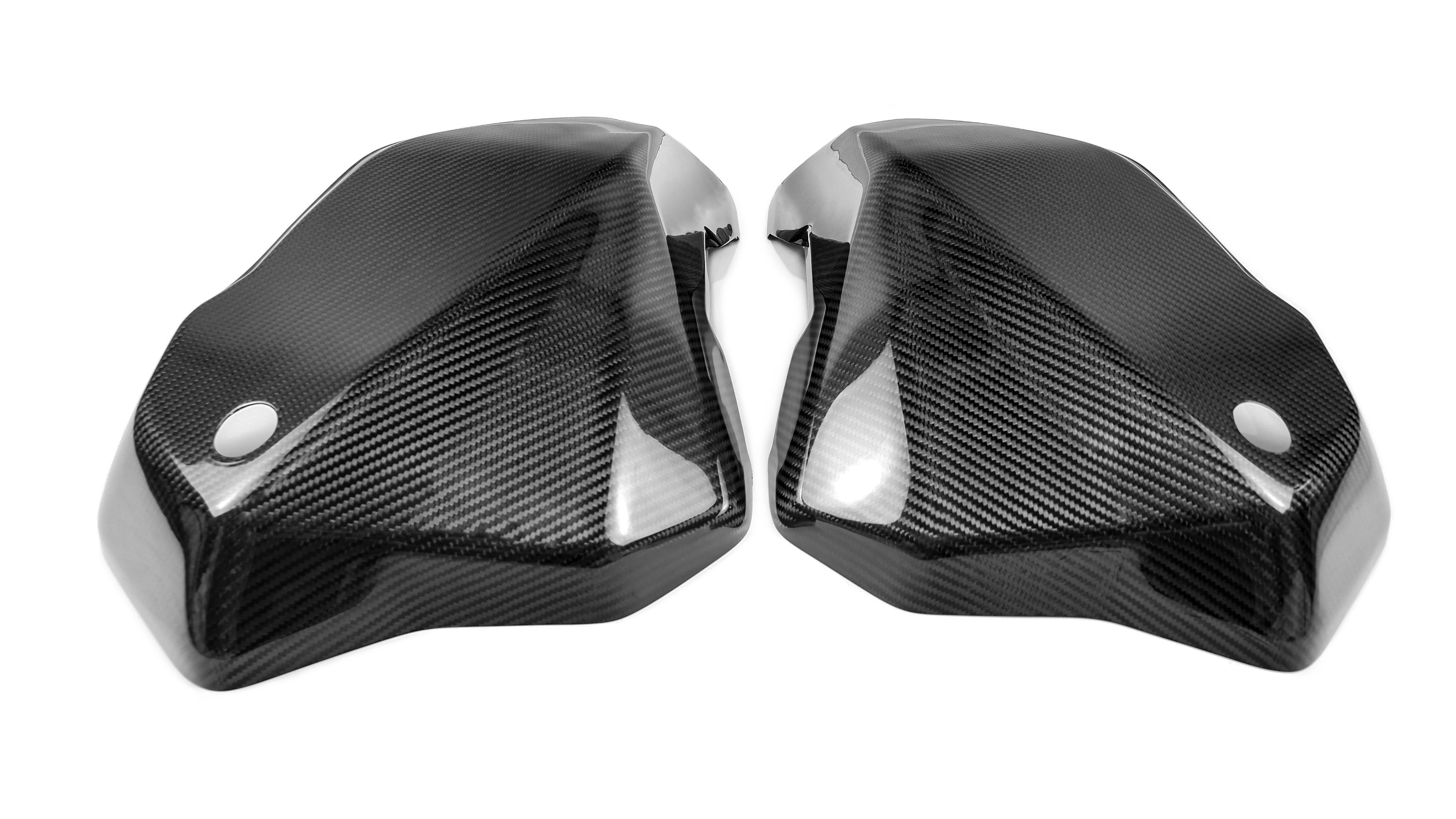 Motorcycle Accessories Side Box Cover Carbon Fiber 3K Twill Glossy Black Fit for S1000XR Models