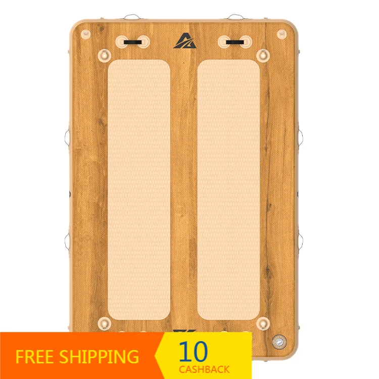 9'x6' 12'x6' Drop Stitch Inflatable Sea Dock Floating Platform CE Certified Over 500kg Capacity Open‑Water Outdoor Dock