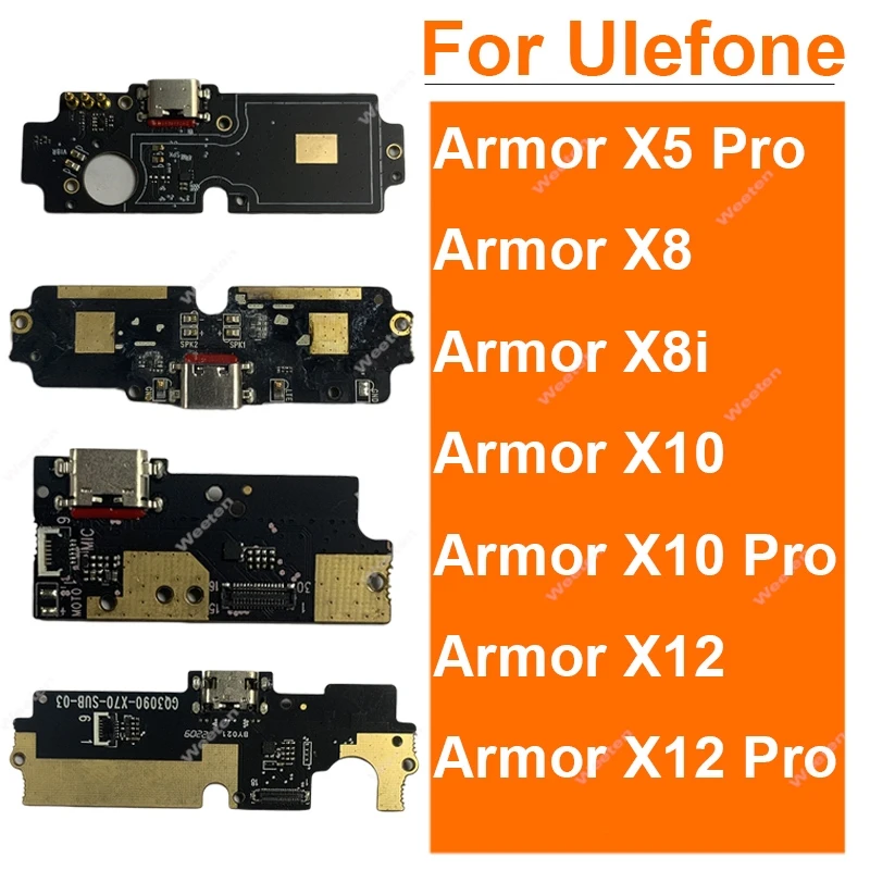 For Ulefone Armor X5 Pro X8 X8i X10 X10 Pro X12 X12 Pro USB Charger Port Board USB Charging Dock Board Connector Parts