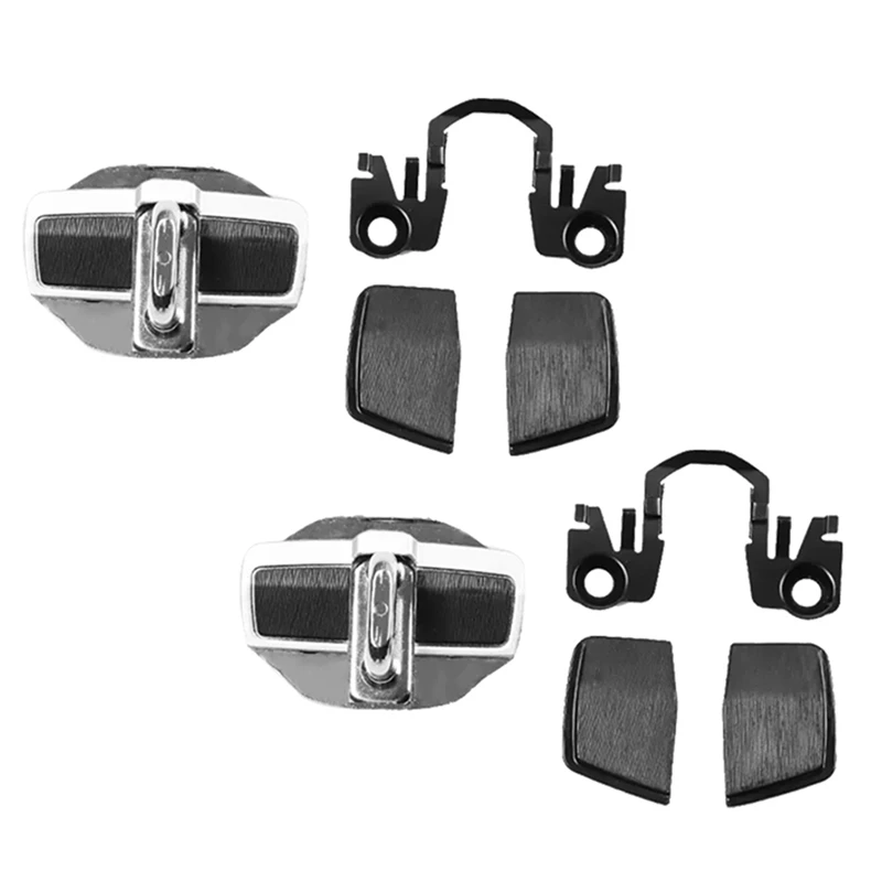 12 Set Car TRD Door Stabilizer Buckle For Honda Civic Accord CRV Odyssey HRV Door Lock Protector Latches Stopper Covers