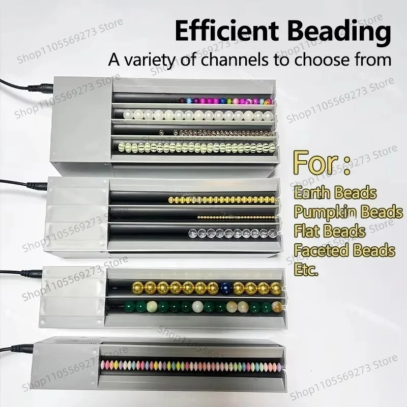 LH07 Multifunctional Bead Threading Machine Adjustable Speed & Multi-Channel Options for Unique Beads