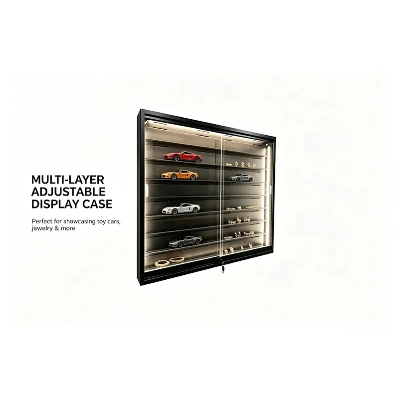 custom.Fanghua Wall Mount Graded Sports Baseball Trading Card Display Frame Stand Rack Cabinet Card Show