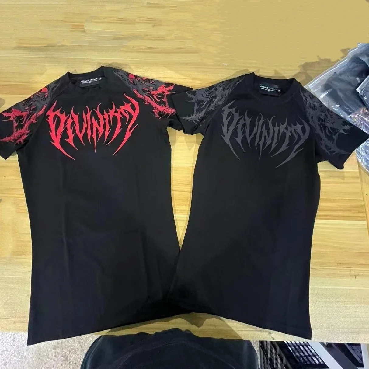 Breathedivinity Fitness High-Intensity Training Short-Sleeved