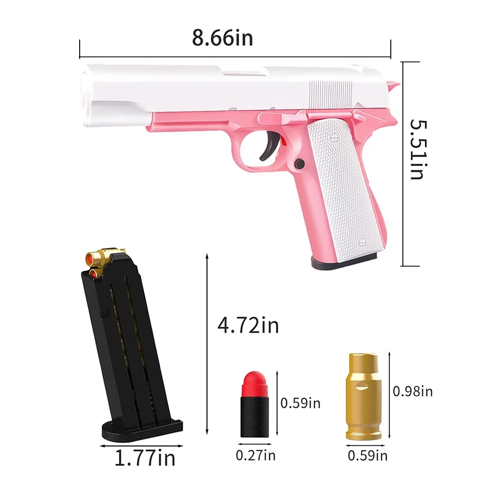 Toy Guns Gel Ball Blaster With Soft Bullets Toys Foam Blaster Shooting Games Education Toy Model For Kids Christmas Gift