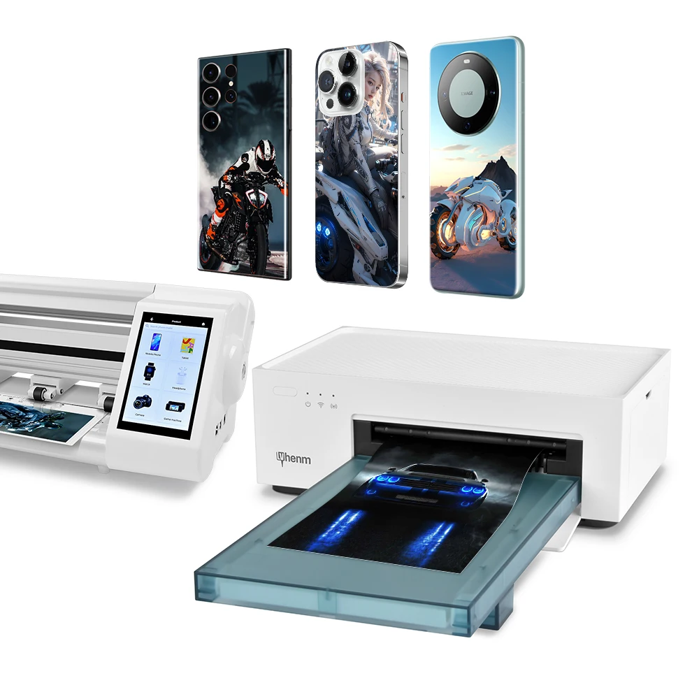 Mini Portable Phone Back Printer Phone Back Film Mobile Sticker Skins Printer Machine for DIY Photos Customization