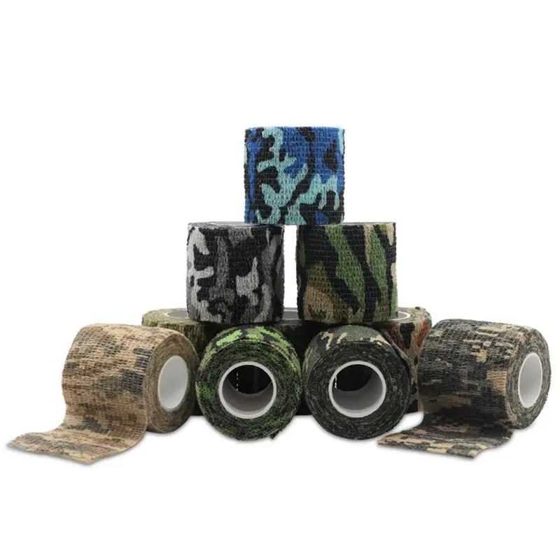 AEE3-24 Roll Wrap Tape Bulk (Assorted And Camouflage Colors Random) Vet First Aid Tape Self Adhesive Adherent