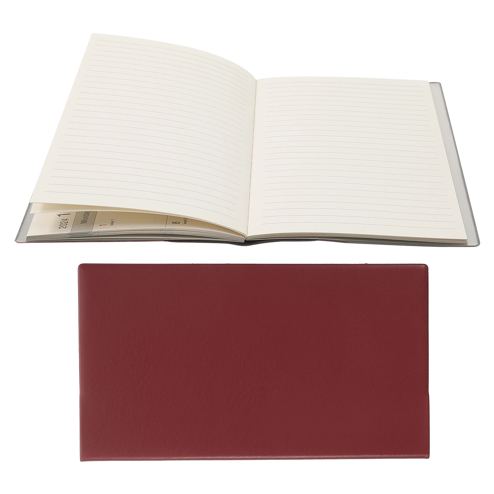 

2 Pcs A6 Notebooks Notepad Pocket Journal Planner Office Supply Small Schedule Practical Students Staff Teachers Use