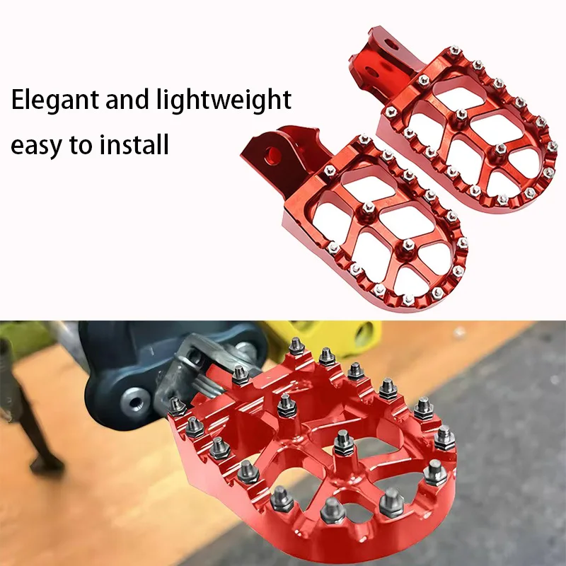 Universal CNC Motorcycle Colorful Footpeg Footrest Foot Pegs For Sur-Ron Surron SurRon Light Bee S X Electric Off-Road Bike image 4