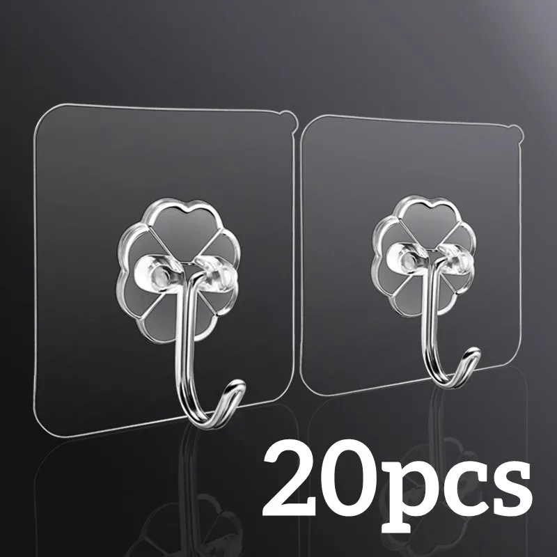 

Heavy Load Transparent Hooks Punch Free Strong Suction Wall Hook Home Kitchen Bathroom Cup Sucker Hanger Towel Clothes Holder