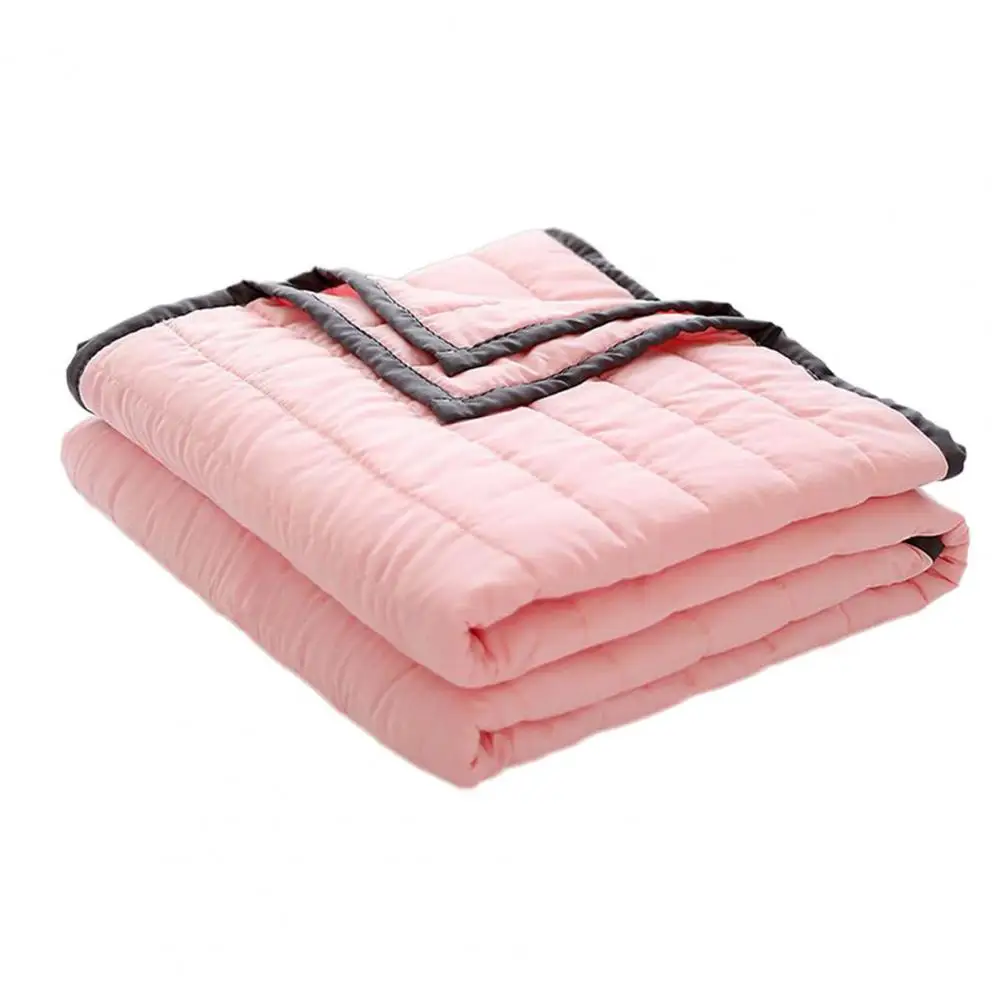 Porous Quilt Summer Quilt Ice Silk Quilt for Summer Sleep Lightweight Absorbent Comforter for Night Sweats Machine for Room