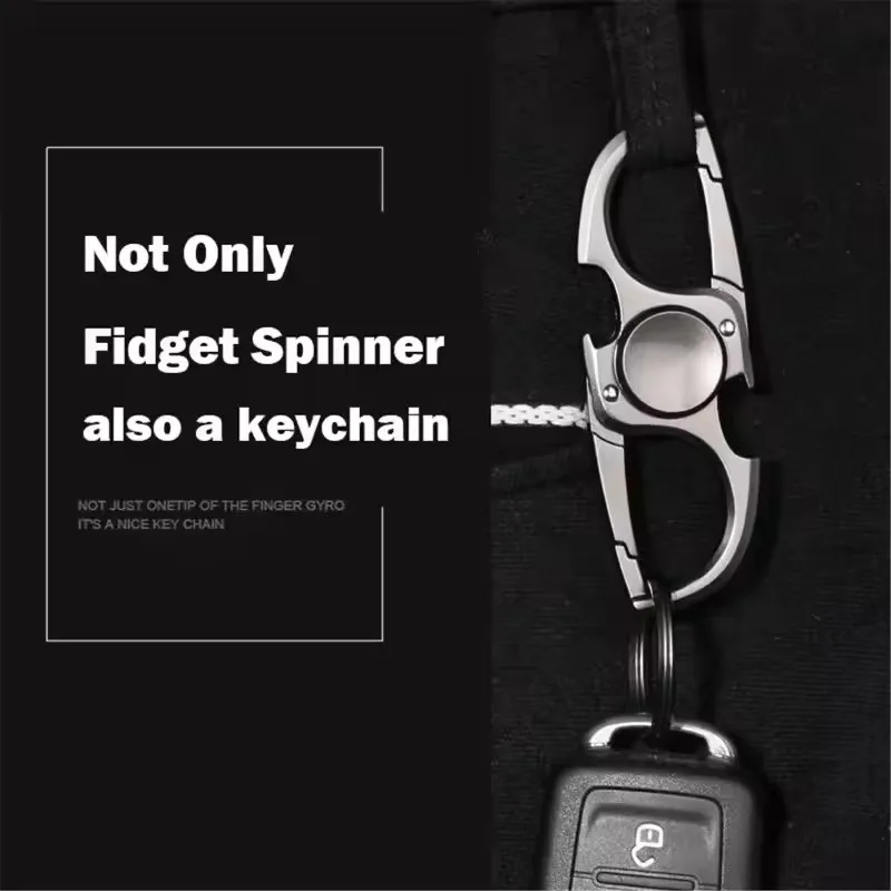1PCS Fidget Hand Spinner Anti-Anxiety Toy Relieves Stress Finger Spinner Ketchain Bottle Opener EDC Adult Boy Toys
