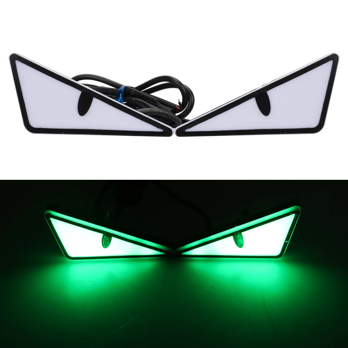 

2PCS Motorcycle License Plate Screw Lights with Waterproof For DEMON Eye LED High Brightness 2400 Lumens for Bikes